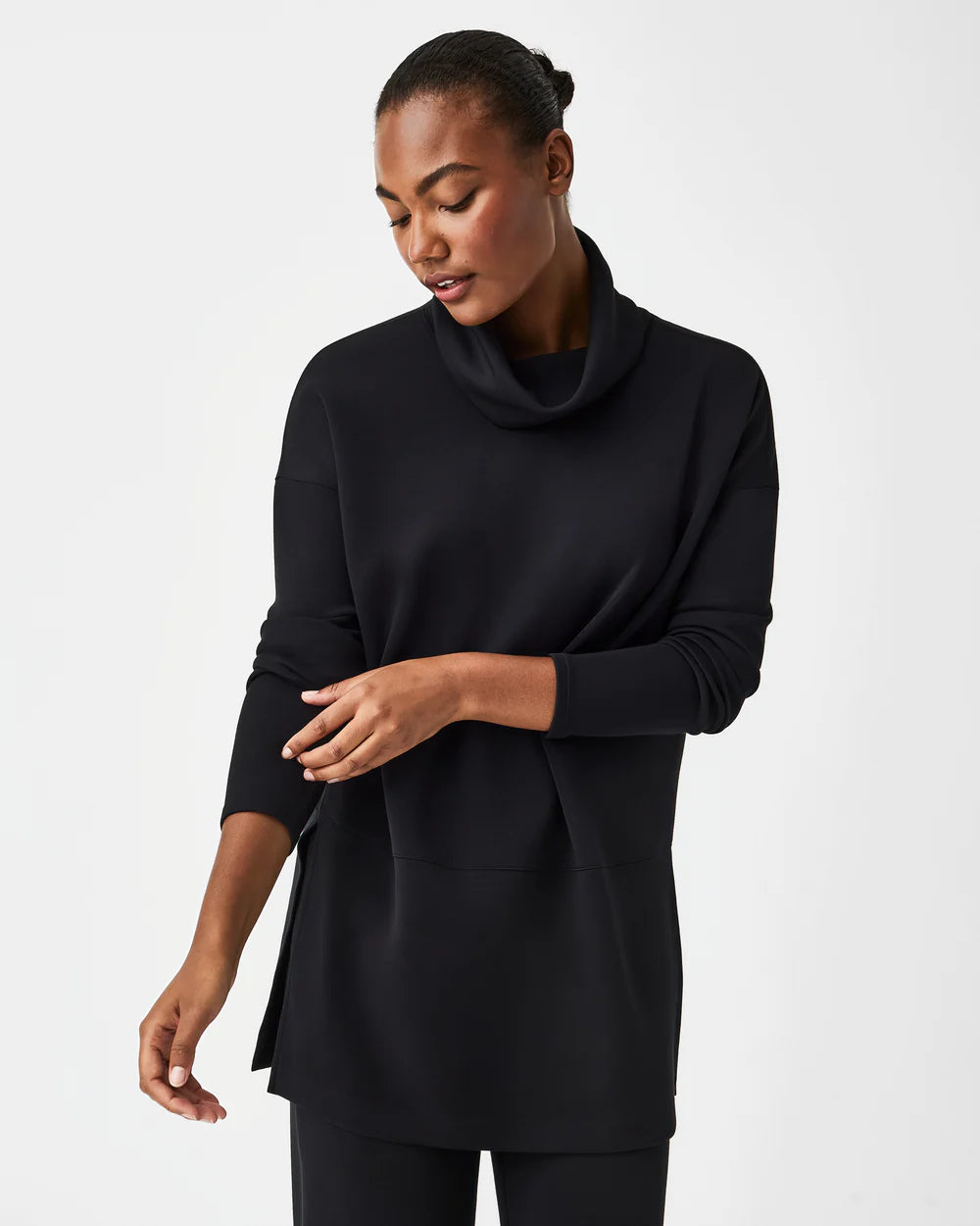 Spanx AirEssentials Black Turtleneck Tunic