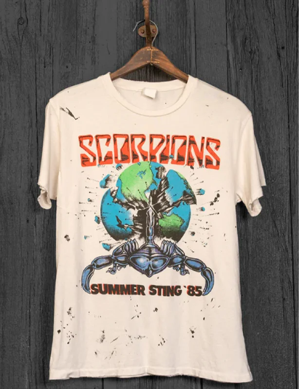 Scorpions Summer Sting Crew Tee, Vintage White