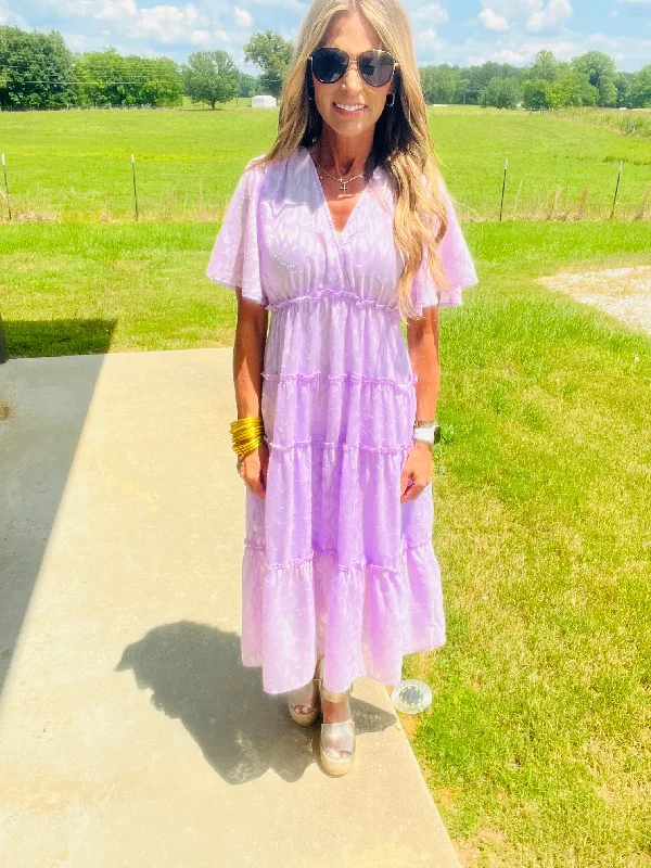 ROAD TRIPPING DRESS- LAVENDER