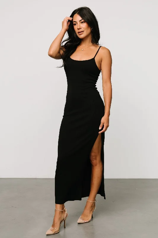 Kade Bodycon Tank Dress | Black