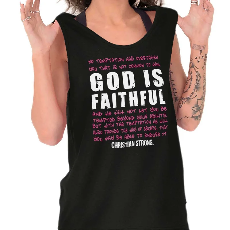 God is Faithful Tank Top