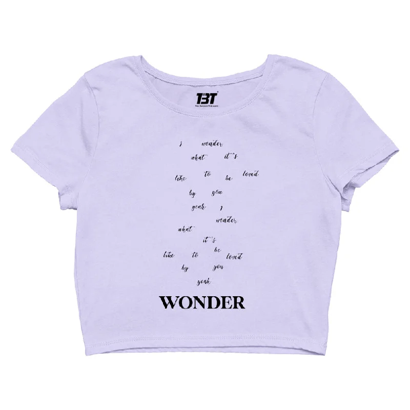 Shawn Mendes Crop Top - Wonder