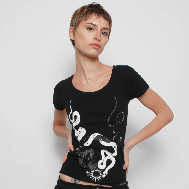 STARGAZER T-SHIRTS GIRLS BLACK