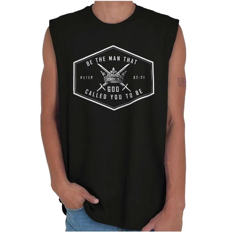 Be the Man God Called Sleeveless T Shirt