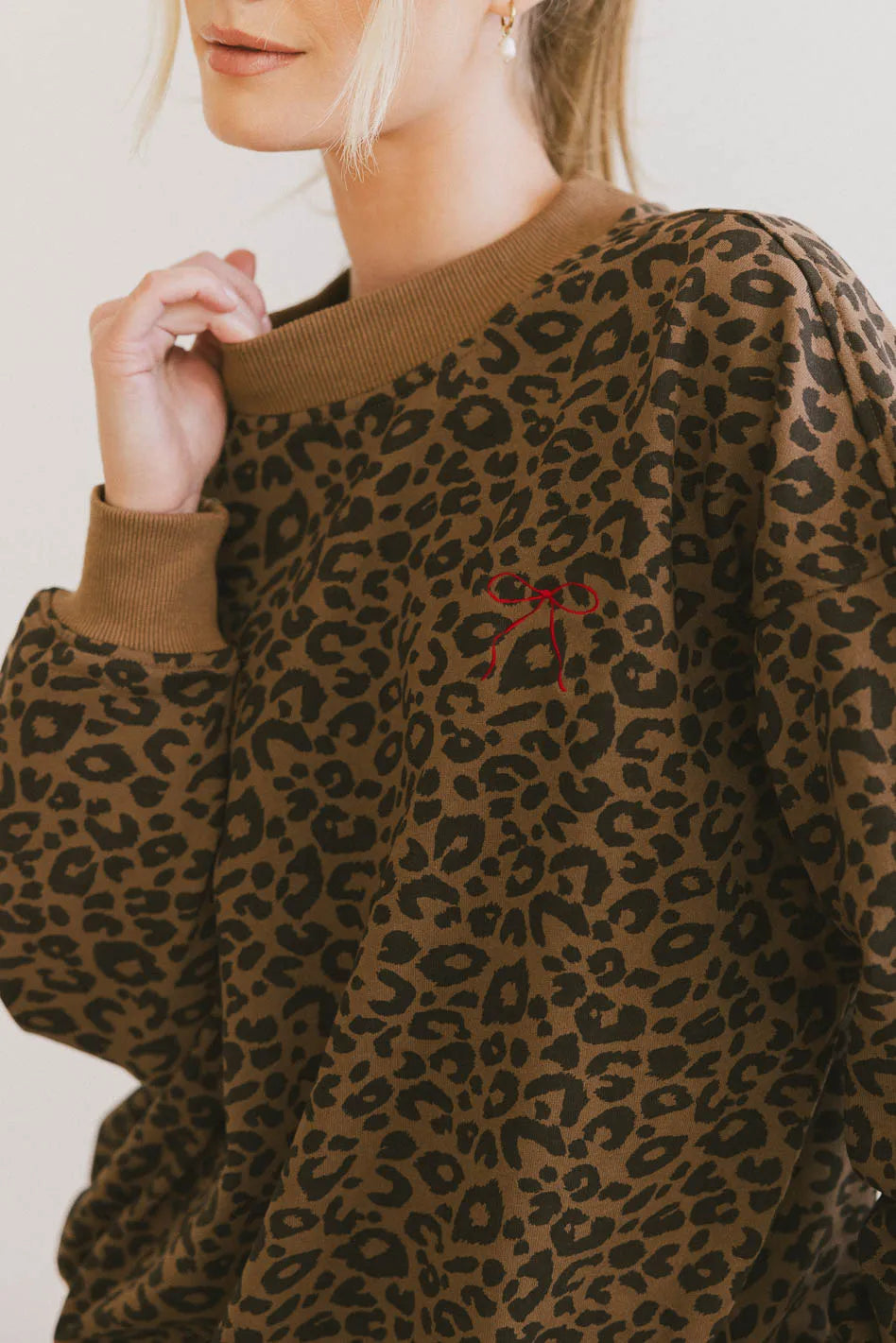 Tessa Leopard Sweatshirt