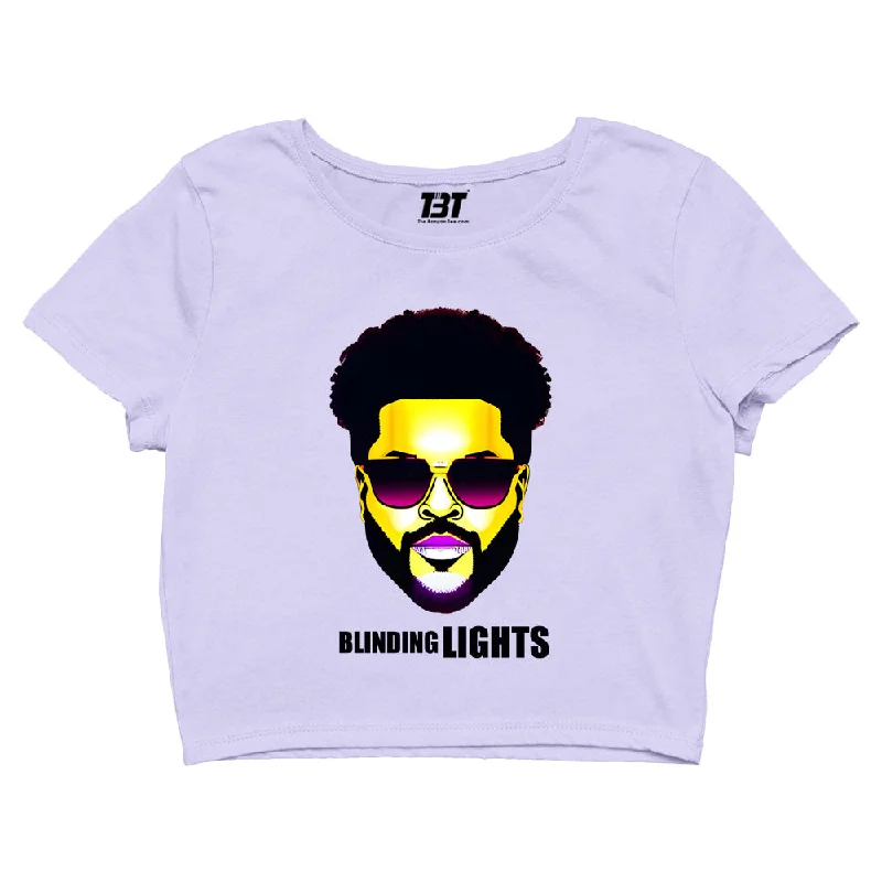 The Weeknd Crop Top - Blinding Lights