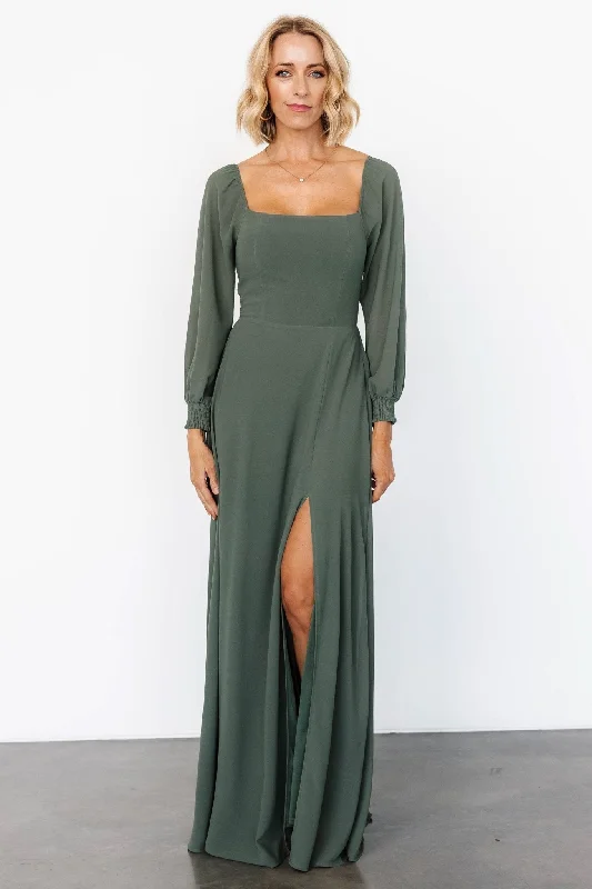 Giselle Maxi Dress | Dark Sage