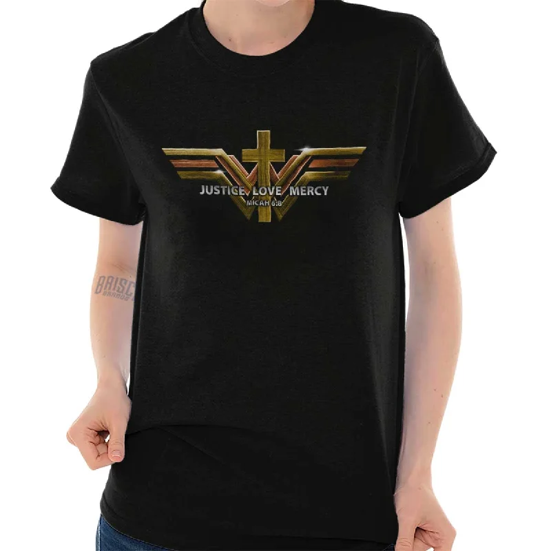 Justice Love Mercy T Shirt