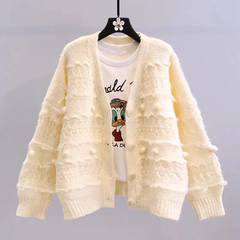 Cute cardigan long sleeve sweater  016