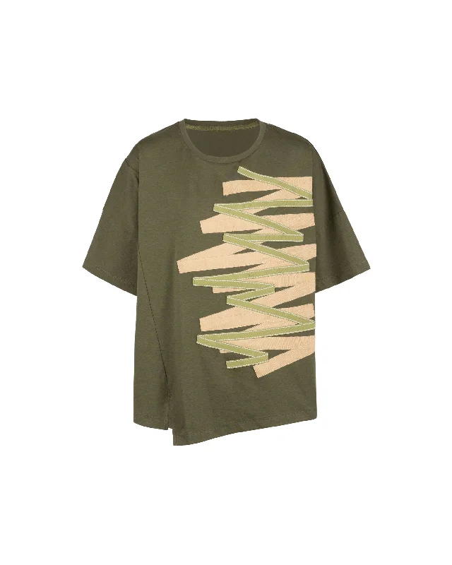 Summer Cool Tee - Zigzag Ribbon Tee