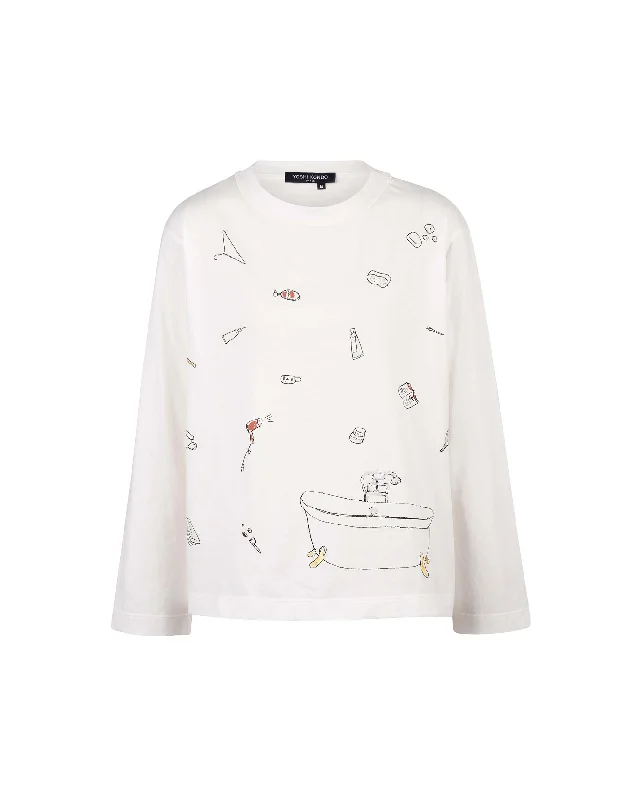 YOSHI KONDO Long Sleeve Tee- Bath Time