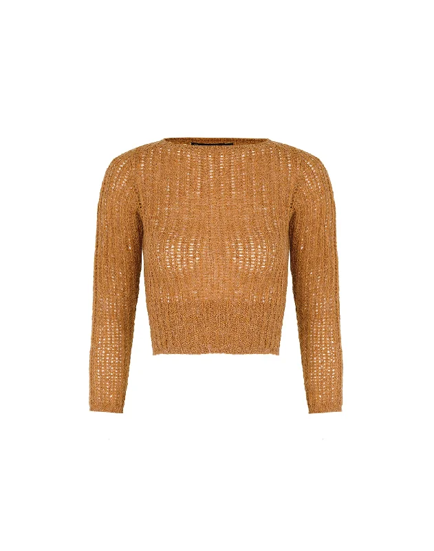 Ronny Pullover Sweater - Caramel