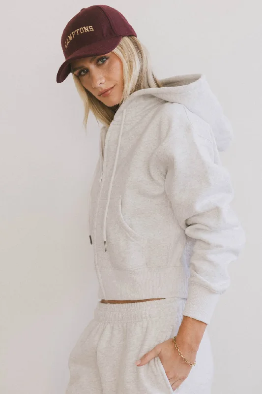 Ezra Zip Up in Grey