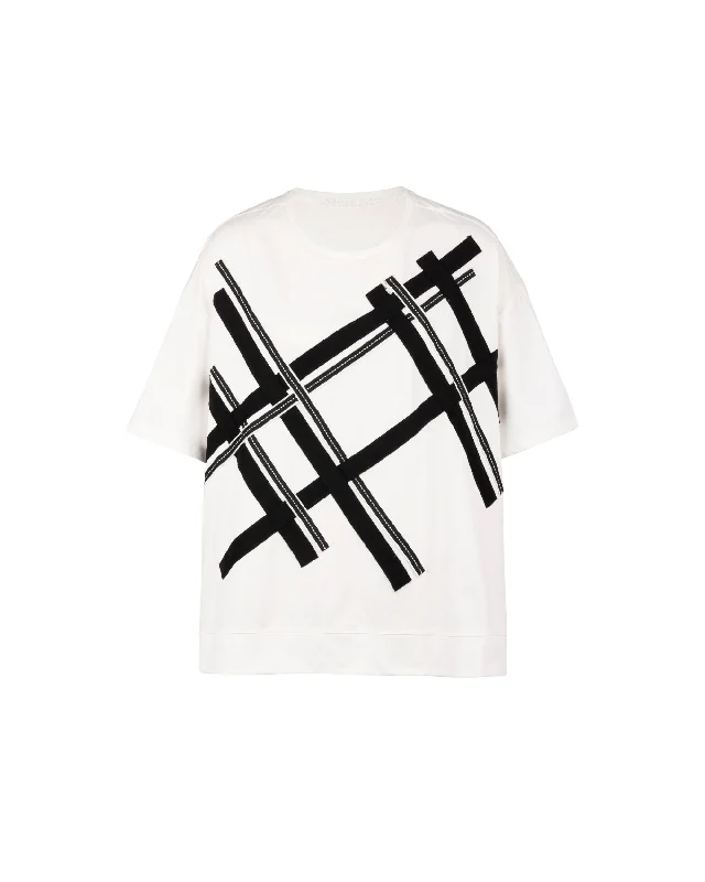 Summer Cool Tee - Tartan Line Ribbon Tee