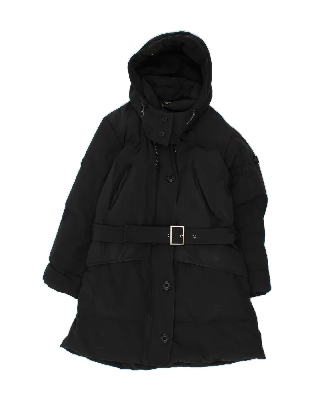 PEUTEREY Womens Hooded Padded Coat IT 48 XL Black