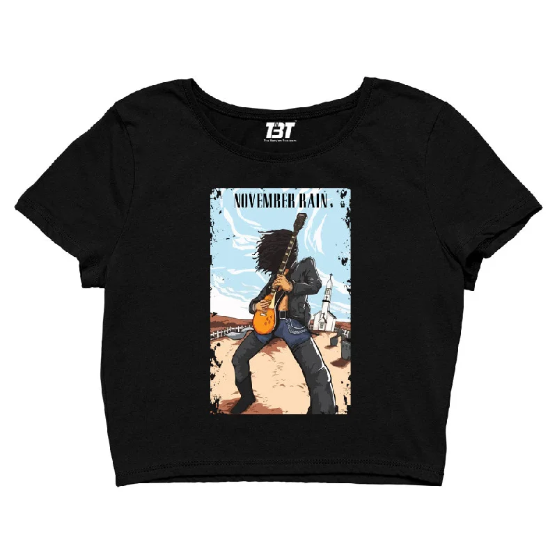 Guns N' Roses Crop Top - November Rain