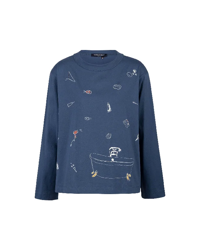 YOSHI KONDO Long Sleeve Tee- Bath Time