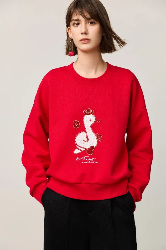 LILY New Year Zodiac Graphic Sweatshirt