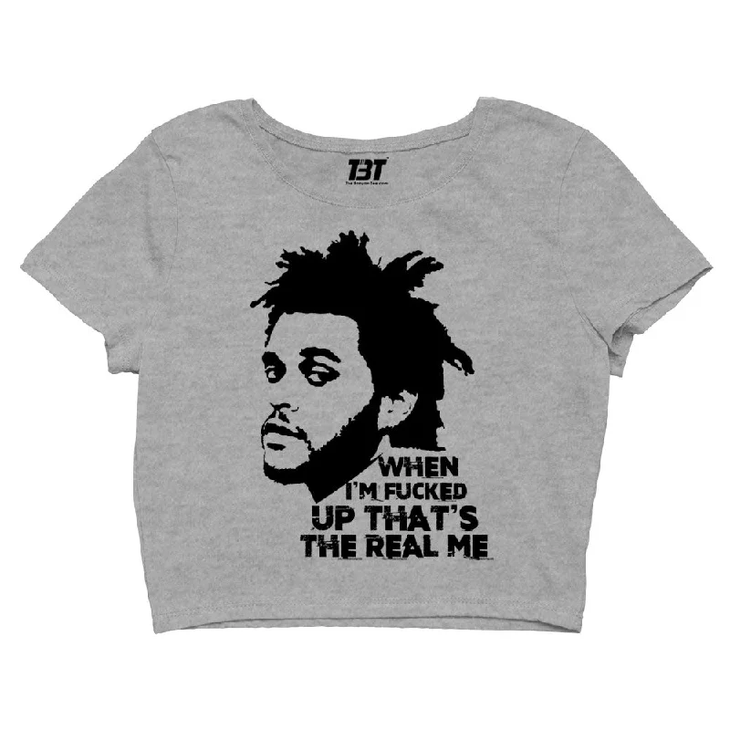 The Weeknd Crop Top - The Hills