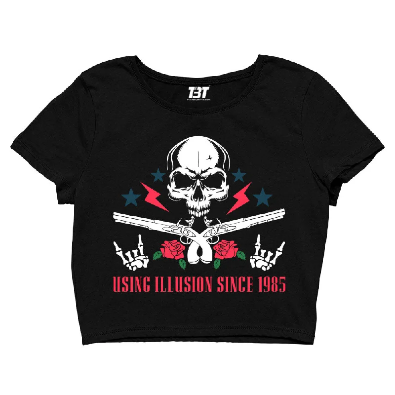 Guns N' Roses Crop Top - Using Illusion Since 1985