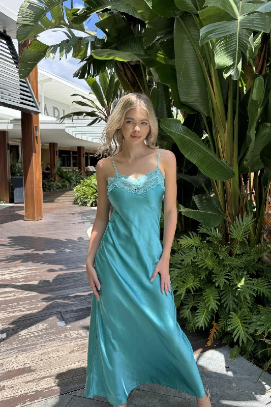 Lene Maxi Dress - Aqua