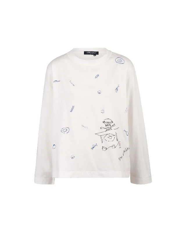 YOSHI KONDO Long Sleeve Tee- BON APPÉTIT