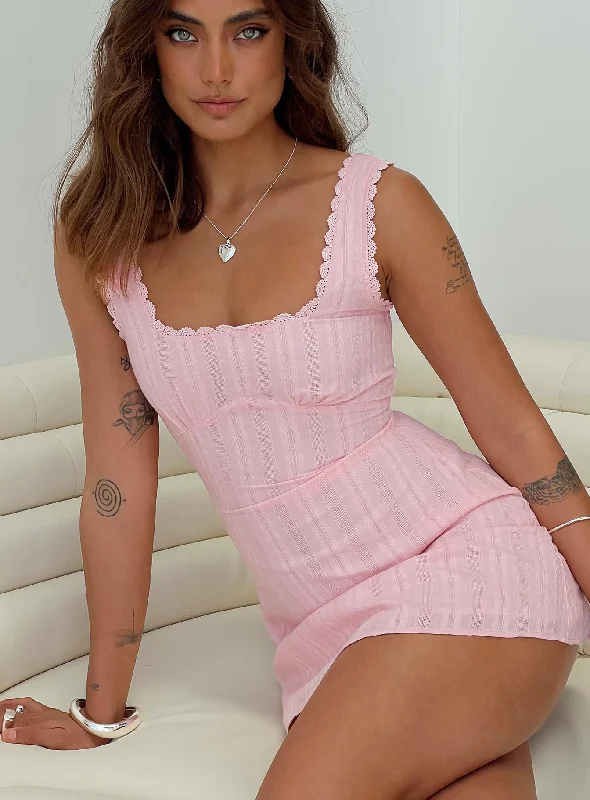 Dasha Mini Dress Pink