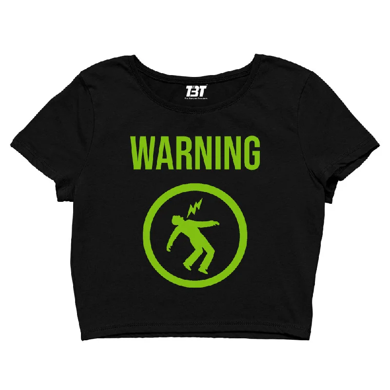 Green Day Crop Top - Warning