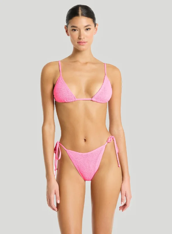 Bond Eye: Luana Triangle Bikini Top Hot Pink