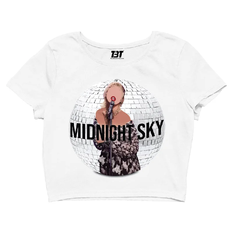 Miley Cyrus Crop Top - Midnight Sky