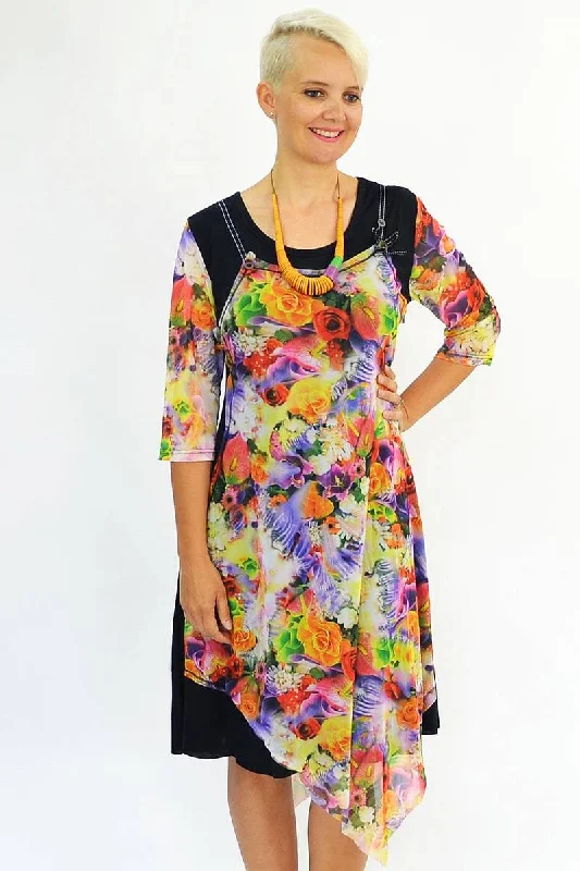 Floral Pattern Long Tunic