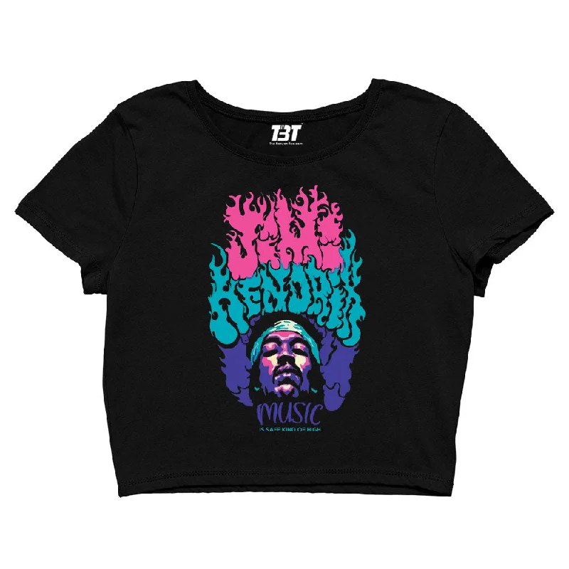 Jimi Hendrix Crop Top - Safe Kind Of High