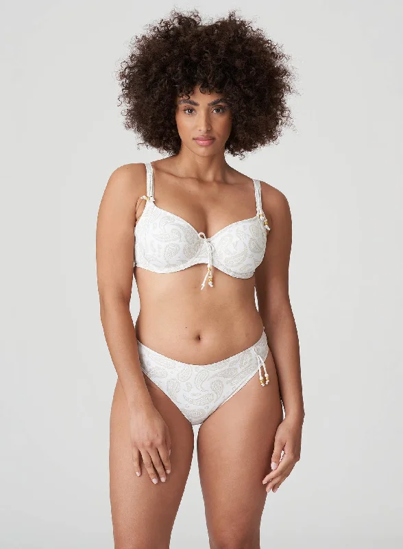 Prima Donna Swimwear: Sidari Full Cup Bikini Top White Yacht